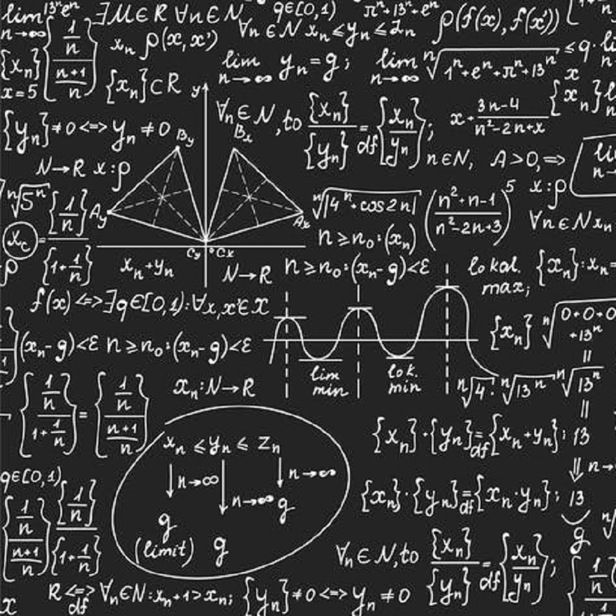 Image of mathematical formulas